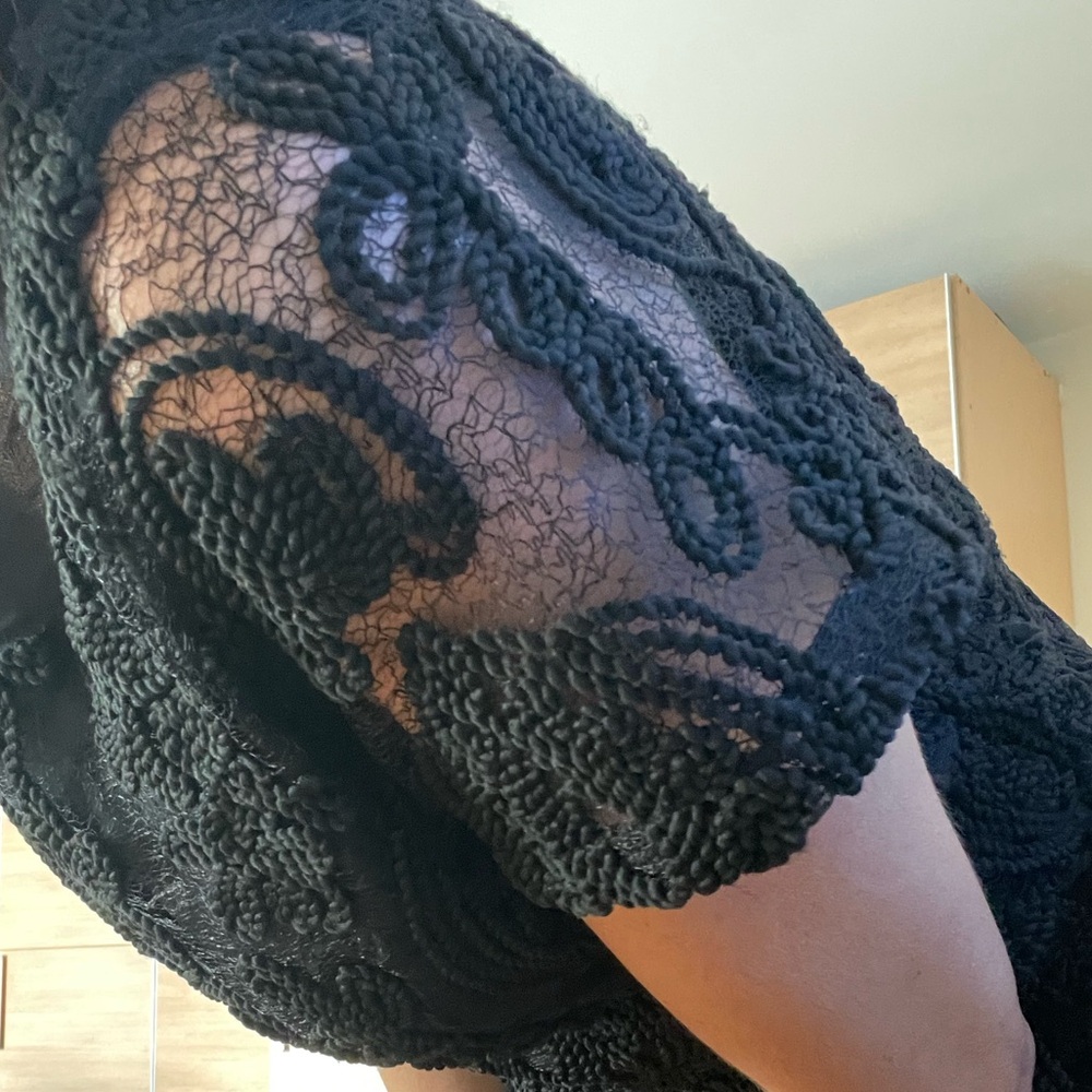 Lin Zhao Black silk dress